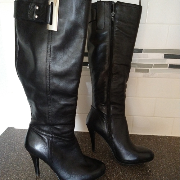 Nine West Shoes Nine West Knee High Black Boots Size 6 Poshmark